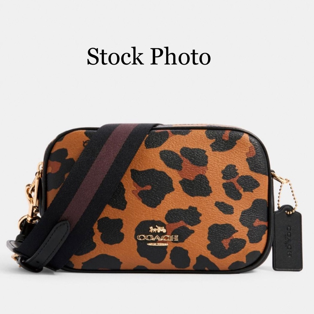 🔥LASToNE🔥Coach Jes 20 Crossbody Leopard Print - Picture 9 of 11